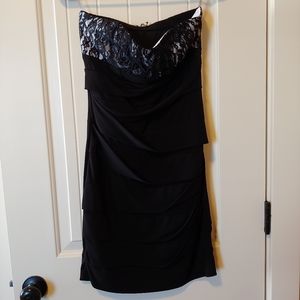 Black cocktail dress